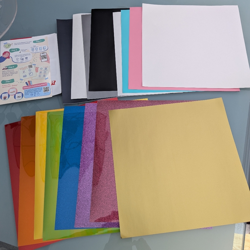 Sister Heat Transfer Vinyl Bundle for Sublimation, Tshirt, Crafting - 12" x 12"